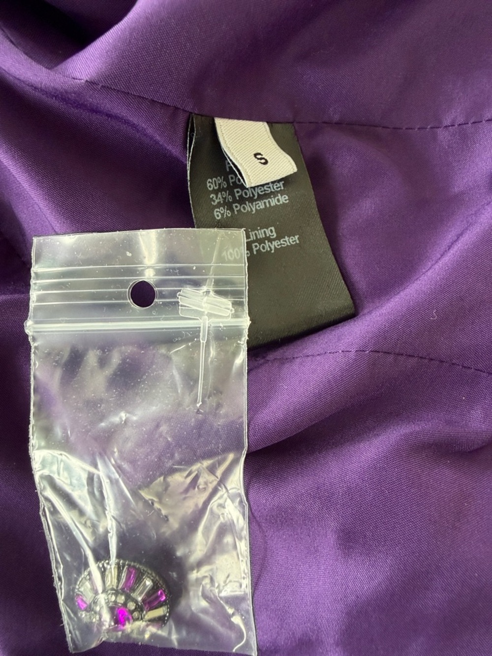 Louise Kennedy Metallic Thread Moto Jacket S - Picture 11 of 12